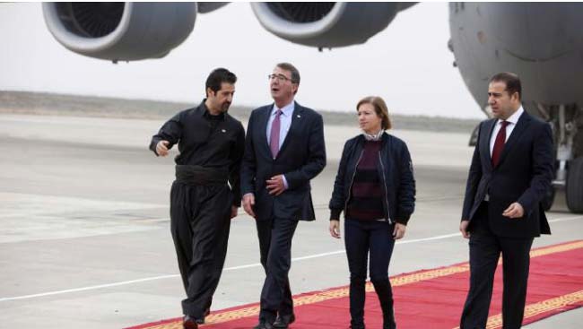 Carter in Afghanistan, Warns of IS Threat